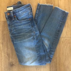 Madewell 9” high-rose skinny crop
